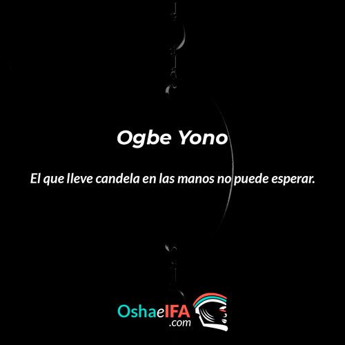 Refranes de Ogbe Yono