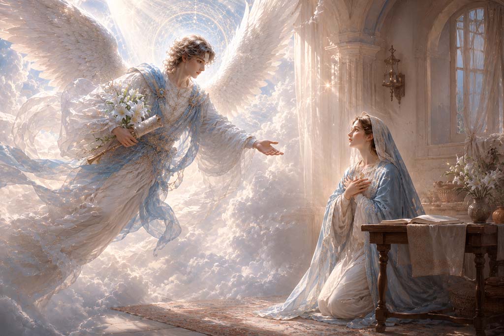 El Arcángel Gabriel y la anunciación a María