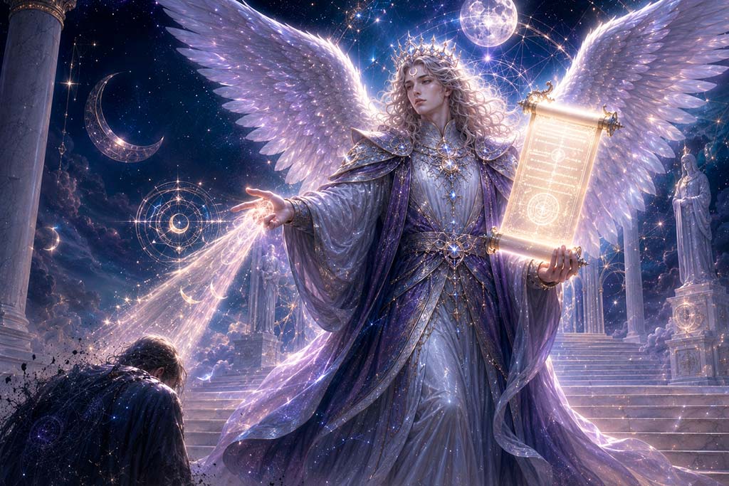 Sariel como vigilante de los mandamientos de Dios