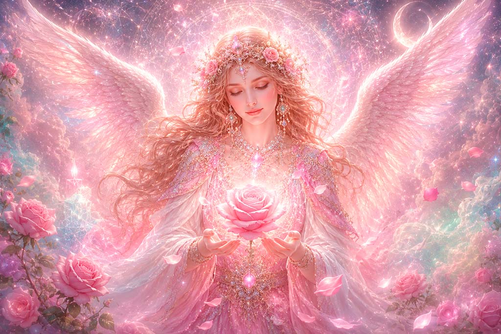 Símbolo del Arcángel Haniel: la rosa