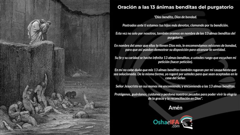 Oración a las Ánimas Benditas del Purgatorio para casos difíciles