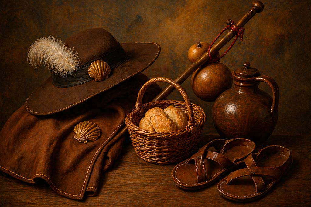 símbolos del Santo Niño de Atocha