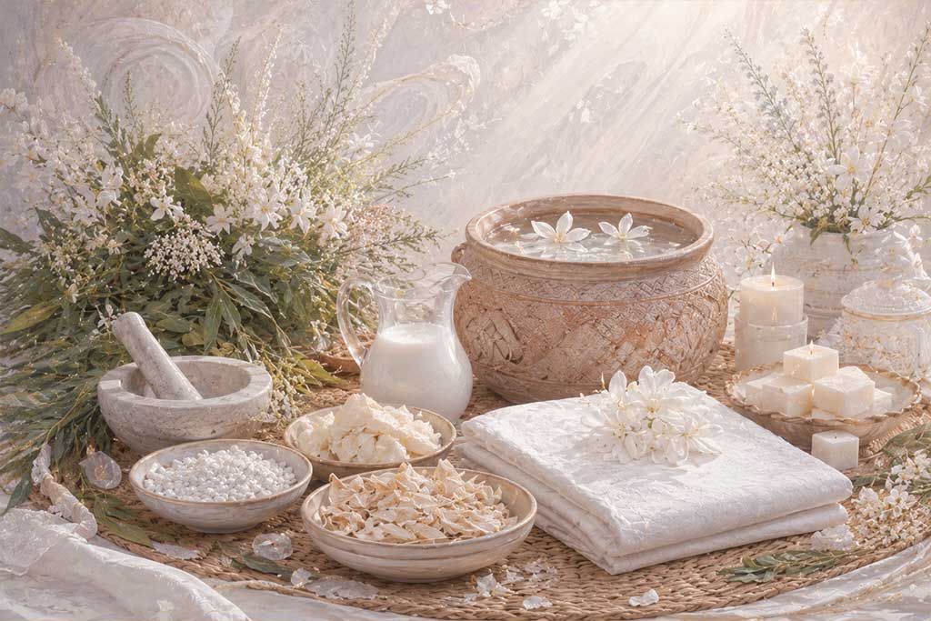 Ingredientes del baño de Mewa