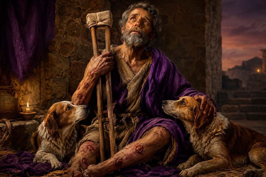 Símbolos de San Lázaro bendito