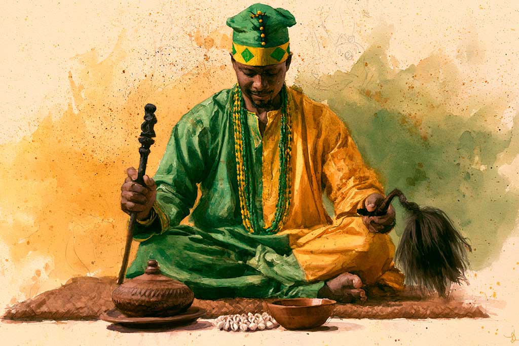 El babalawo y la conservación de Ifá
